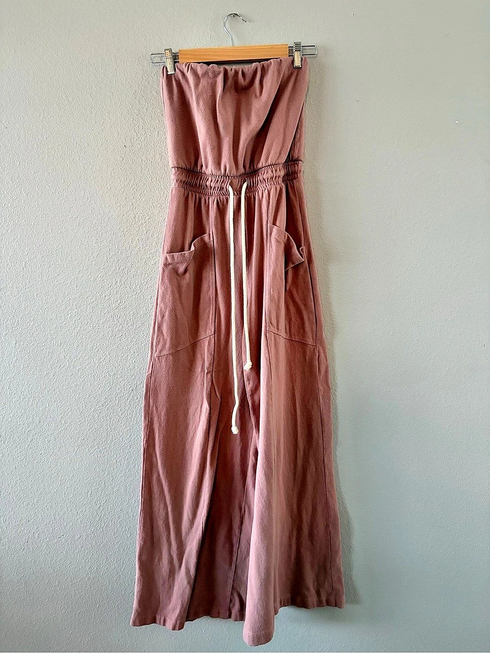 Wide Leg Jumpsuit in dusty pink